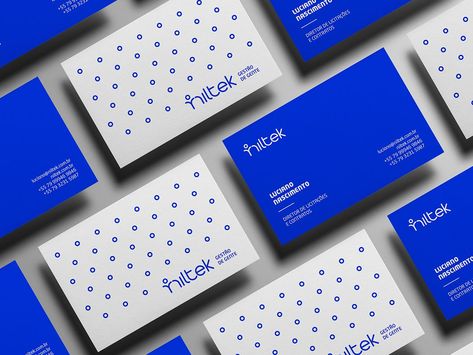 . Perfect for showcasing your branding and.#BusinessCards #NetworkingEssentials #ProfessionalBranding #CardDesign #EntrepreneurTips Name Card Mockup, Blue And White Branding, Blue Name Card, Business Card Ideas, Mockup Desk, Gold Foil Text, Business Cards Design, Blue Business Card, Business Card Mockup