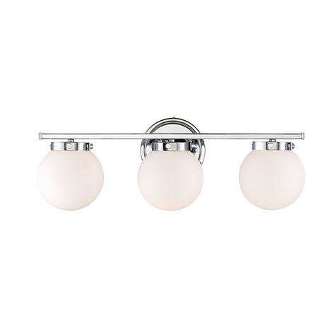 251 First Nicollet Chrome Three Light Bath Vanity | Bellacor Bathroom Chrome Fixtures, Light Fixtures For Bathroom, Bathroom Chrome, Modern Bathroom Lighting, Chrome Fixtures, Chrome Bathroom, Bath Vanity Lighting, Bath Light, Bath Bar