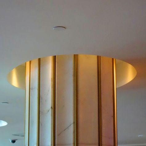 Baroque Architecture at Miami's Eden Roc and Fontainebleau Hotels Round Column Design, Interior Column Design, Column Interior, Column Design Ideas, Hotels Architecture, Column Decoration Ideas, Columns Interior, Column Cladding, Column Ideas