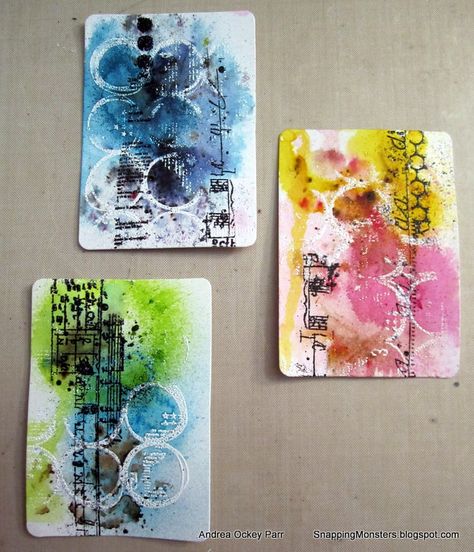 Trading Card Ideas, Mixed Media Art Techniques, Gelli Plate Art, Art Trading Cards, Mixed Media Cards, Atc Cards, Christmas Cards To Make, Mixed Media Art Journaling, Artist Trading Cards