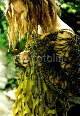 Seaweed dress Datuna Kania. Grendel's Mother, Faerie Costume, Sea Maiden, Sea Dress, Theatre Costumes, Costume Themes, Mermaid Costume, Fashion Royalty, Dance Outfits