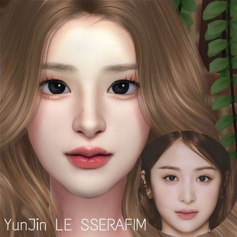 Sims YunJin LE SSERAFIM Aegyosal Sims 4 Cc, Sims Kpop Idol, Sims 4 Kpop Album Cc, Kpop Idol Sims 4 Mod, Kpop Cc Sims 4, Kpop Albums Sims 4 Cc, Sims 4 Le Sserafim, Kpop Sims 4, Sims 4 Cc Le Sserafim