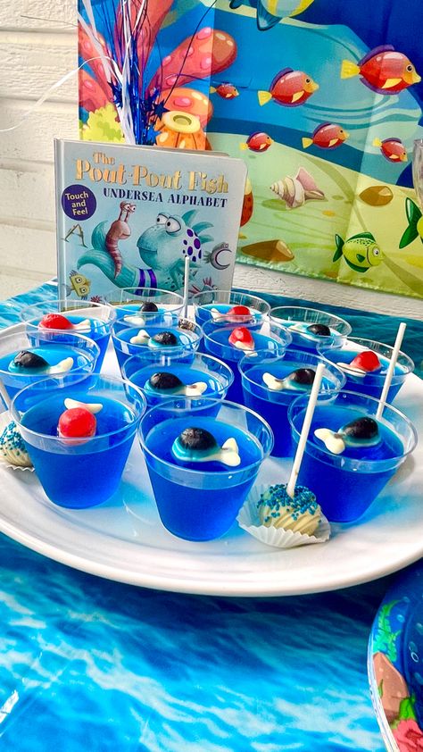 Summer Camp Under The Sea, Under The Sea Theme Snacks, Under The Sea Birthday Treats, Sea Themed Snacks, Scuba Snacks, Under The Sea Desserts, Under The Sea Snacks, Under The Sea Food Ideas, Under The Sea Party Games