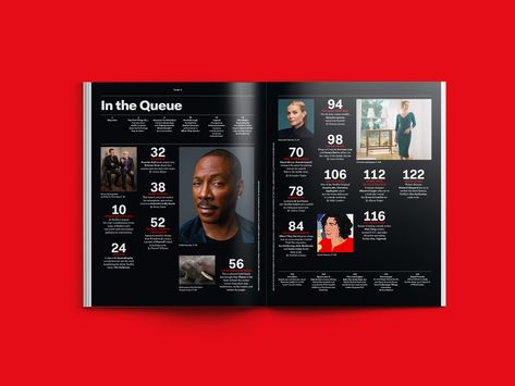 ‘Netflix Queue’ — Pentagram Netflix Yearbook Theme, Netflix Theme, Netflix Design, Yearbook Template, Yearbook Spreads, Yearbook Layouts, Yearbook Pages, Yearbook Themes, Yearbook Design