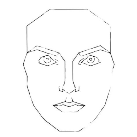 Perfect Face Template, Face Template, Perfect Face, Photo Studio, Drawing Ideas, Male Sketch, Vinyl, Drawings, Gifts