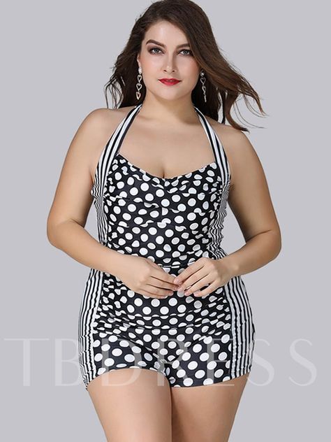 Plus Size Cover Up, Polka Dot Swimsuit, Polka Dot Bathing Suit, Fringe Swimsuit, Plus Zise, Summer Style Guide, Swimsuit With Shorts, Curvy Swimwear, Plus Size One Piece