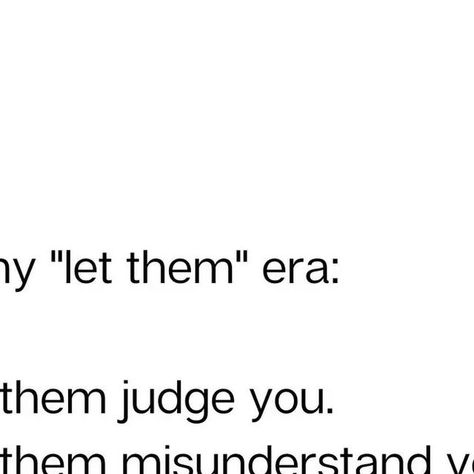 Manifesting | Abundance | Law of Attraction on Instagram: "Drop a ❤️ if you feel this! Wisdom via @thirdeyethoughts 🔅What other people think about you has nothing to do with you. Know who you are and let that be enough. 

When you’re in your “let them” era, you’re no longer giving your energy to people’s judgments, misunderstandings, or gossip. You’re choosing to let them do whatever they feel they need to do, while you stay focused on your own growth, peace, and happiness.

Sometimes, people will judge or misunderstand you because they don’t truly know you—or maybe because they’re projecting their own insecurities. But instead of trying to convince them otherwise, this mindset encourages you to simply let them be. Let them find "better" if they want, and let them go if that’s what they c Judgmental People Quotes, Eye Thoughts, Judgmental People, People Who Judge, Take Your Power Back, Letting People Go, Power Back, Sometimes People, Let Them Be