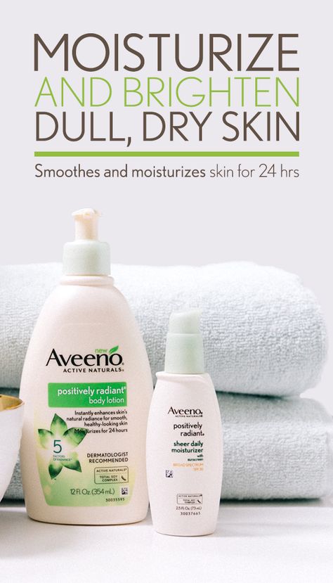 Aveeno's Positively Radiant line moisturizes and brightens dull, dry skin with Total Soy Complex and natural light diffusers. Aveeno Positively Radiant, Foundation For Dry Skin, Dry Skin Body, Normal Skin Type, Dry Skin Remedies, Combination Skin Type, Beauty Tricks, Brightening Cream, Oily Skin Care