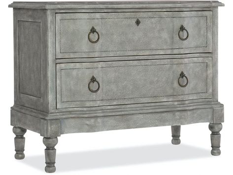 Hooker Furniture Bedroom Boheme Verbena Bachelors Chest 5750-90017-BLU3 - Carol House Furniture Hooker Furniture Bedroom, Dresser Furniture, Bachelors Chest, Bedroom Chest, Wood Chest, Old Mattress, Wood Drawers, Blue Wood, Hooker Furniture