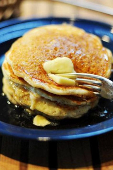 This delicious Pioneer Woman Pancake recipe is prepared with cake flour, baking powder, sugar, salt, milk, eggs, and vanilla. It takes around 30 minutes to Pioneer Woman Maple Pancake Cake, Pioneer Woman Pancakes, Flourless Pancakes, Sunday Morning Breakfast, Pancake Cake, Powder Sugar, Easy Like Sunday Morning, Pioneer Woman Recipes, Homemade Pancakes