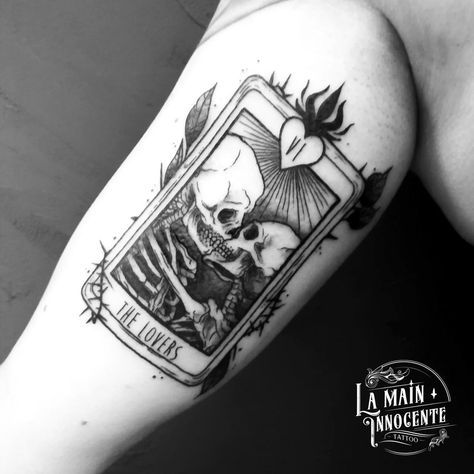 Tarot Tattoos, Tattoos For Women On Thigh, Viking Rune Tattoo, Tatuaje Cover Up, Witchy Tattoos, Tarot Tattoo, Tarot Card Tattoo, Neotraditional Tattoo, Rune Tattoo