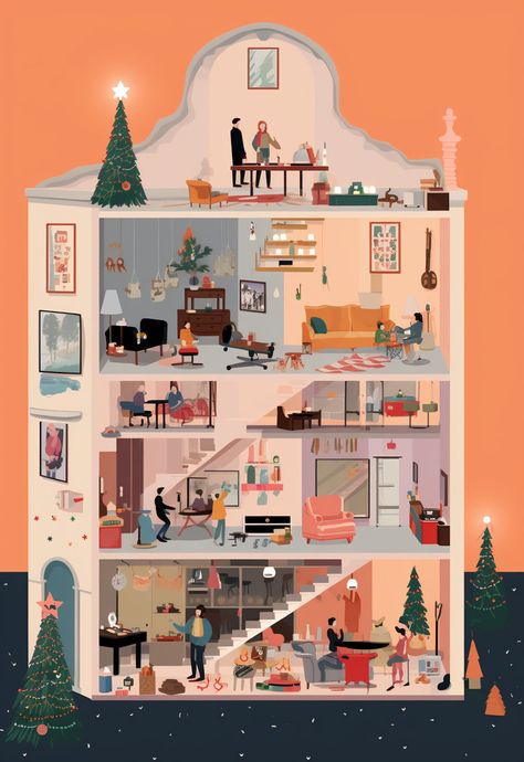 Wes Anderson Movies Posters, Paper Journaling, Wes Anderson Inspired, Wes Anderson Style, Illustration Design Graphique, Illustration Children, Wes Anderson Movies, Merry Christmas Baby, Mid Century Illustration