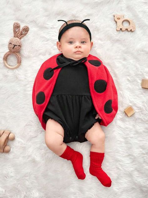 Baby Ladybug Costume, Costume Bodysuit, Ladybug Costume, Baby Ladybug, Baby Costumes Girl, Solids For Baby, Girl Costumes, Girls Clothing, Autumn And Winter