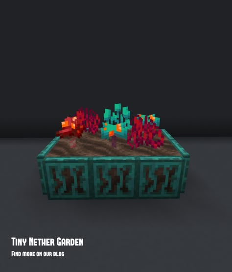 Minecraft Nether Garden, Nether Interior Minecraft, Minecraft Nether Themed Builds, Minecraft Nether Base Interior, Nether Themed Builds, Minecraft Nether Base Design, Minecraft Nether Decorations, Minecraft Nether Wart Farm Design, Minecraft Nether Room