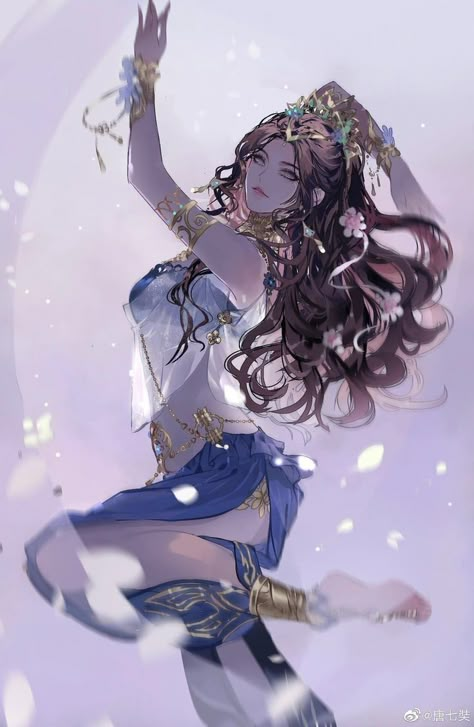 Anime Dancer, Anime Princess, Arte Fantasy, Arabian Nights, 판타지 아트, 영감을 주는 캐릭터, Beautiful Fantasy Art, Fantasy Artwork, Fantasy Character Design