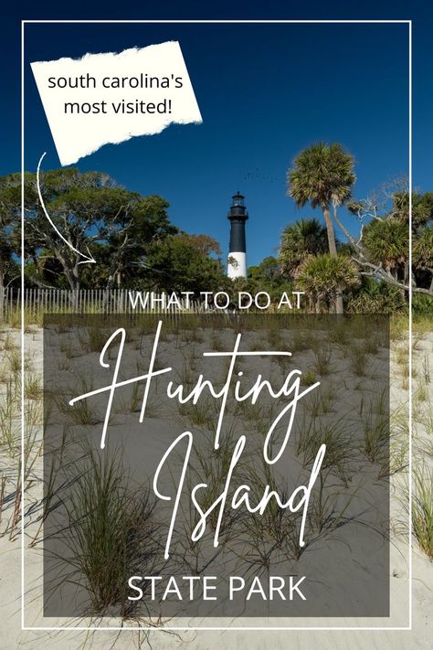 There's a lot to love at Hunting Island State Park in South Carolina! From a historic lighthouse to a driftwood beach to miles of hiking trails, the park has plenty to do for every visitor. #SouthCarolinaStateParks #whattodoinsouthcarolina #thingstodoinbeaufort #beaufortsc Hunting Island South Carolina, South Carolina Hiking, Edisto Beach, South Carolina Travel, Southern Travel, South Carolina Beaches, Driftwood Beach, Vacation Locations, Central America Travel