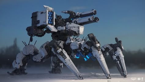 ArtStation - Spider Mecha Freeze Spider Mecha Concept Art, Mecha Wallpaper, Spider Mech, Mecha Tanks, Future Tank, Military Science Fiction, Military Robot, Gotham Knights, Drone Design