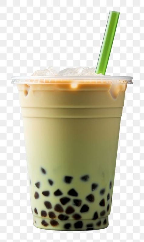 Matcha Milktea, Green Bubble Tea, Boba Matcha, Bubble Tea Cup, Iced Green Tea, Boba Drink, Coffee Png, Tea Green, Iced Coffee Cup