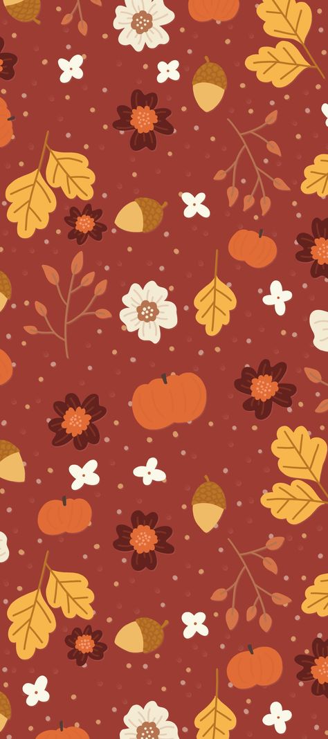 Fall Seamless Pattern, Autumn Screensaver, November Backgrounds, Cute Background Pictures, Holiday Backgrounds, Phone Images, Autumn Leaves Wallpaper, November Wallpaper, Halloween Wallpaper Iphone Backgrounds