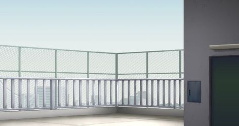 School Rooftop Anime, School Rooftop Background, School Rooftop Aesthetic, School Aesthetic Background, School Rooftop Night, Anime Rooftop, Anime School Background, Rooftop Background, Landscape Rooftop