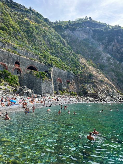 Cinque Terre Italy Aesthetic, Cinque Terre Aesthetic, Genoa Beach, Cinque Terre Monterosso, Riomaggiore Italy, Italy Cinque Terre, Italian Beach, Italy Beach, Ravenna Italy