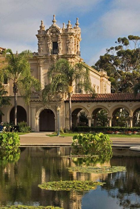 Archaeology & History | San Diego's Balboa Park | Facebook Pretty Architecture Building, Country Side Mansion, Halloween Room Decor Ideas, Spanish Palace, Nature Castle, Balboa Park San Diego, Home Transformation, Halloween Room, Beautiful Halloween