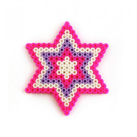 Hama Beads Star, Star Perler, Melted Beads, Hamma Beads Ideas, Easy Perler Beads Ideas, Art Perle, Treasure Crafts, Beads Ideas, Loom Knitting Patterns