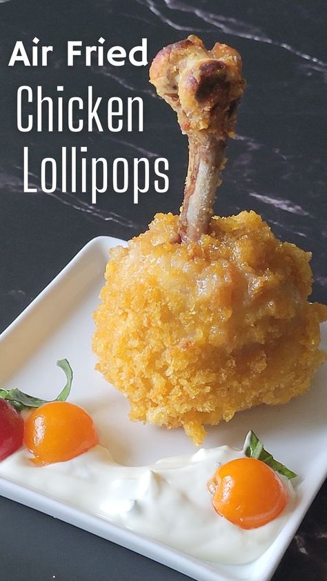 Elevate your chicken game by transforming drumsticks into lollipops, then coating them in crispy, flavorful Funyuns. You won’t believe how crispy these chicken legs get in the air fryer, giving them a delicious crunch and locking in juices. Serve them up with our Sour Cream and Chive dipping sauce for a lip-smacking combination that will wow your taste buds and have you reaching for more! Lollipop Chicken Drumsticks Air Fryer, Chicken Soup With Dumplings, Lollipop Chicken, Soup With Dumplings, Fried Breaded Chicken, Chicken Finger, Chicken Dumpling Soup, Lollipop Recipe, Chicken Lollipops