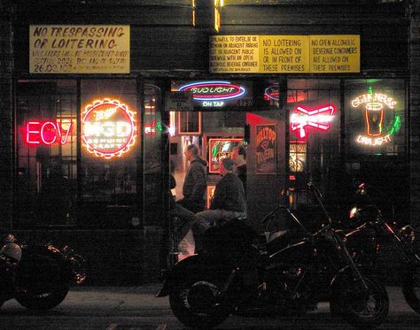 Biker Bar Bar Owner Aesthetic, Bar Pictures, Biker Bar, Country Bar, Band Aesthetic, Saints And Sinners, Dive Bar, Vintage Biker, Story Board