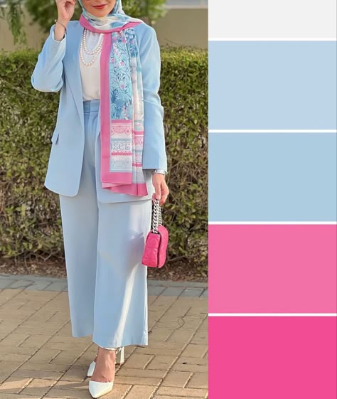 Celana Jins Wanita, Colour Combinations Fashion, Mix Match Outfits, Color Combos Outfit, Hijab Fashionista, Color Combinations For Clothes, Hijabi Outfits Casual, Everyday Fashion Outfits, Fashion Fail