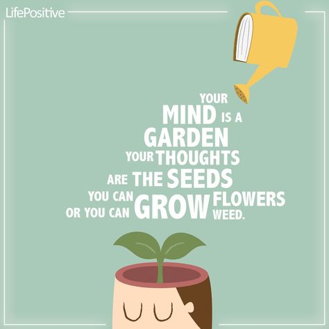 Your Mind Is A Garden Quote, Your Mind Is A Garden, Mind Is A Garden, Mental Health Advocacy, Green Board, Grow Flowers, Personal Growth Quotes, Nature Instagram, Garden Quotes