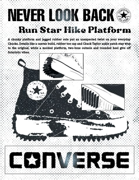 Shoes Graphic Design Poster, Converse Graphic Design, Converse Advertisement, Poster Converse, Converse Poster, Converse Wallpaper, Shoe Poster, Grunge Posters, Sneaker Posters