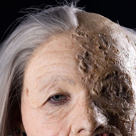 VAMP FX & Beauty Makeup School on Instagram: "👵 Watch out for Zombie Nana 🧟‍♀️ A mix of old age prosthetics with a touch of zombie decomp! Final encapsulated silicone prosthetics with character dentures sculpted, molded, cast, applied and painted by student @thestar_makeup on model @xenozombie.fx   #vampfx #orlandomakeupschool #orlandosfx #specialeffects #sfx #sfxmakeupartist #specialeffectsmakeup #siliconeprosthetic #sfxartist #specialmakeupfx #zombie #zombiemakeup #sculptingskills #oldagemakeup" Silicone Prosthetics, Old Age Makeup, Special Makeup, Silicone Makeup, Zombie Makeup, Makeup School, School Makeup, Dentures, Old Age