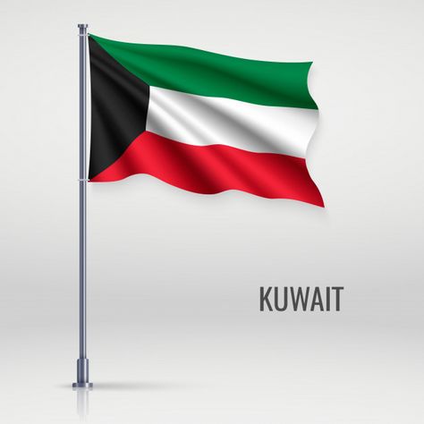 Kuwait Flag, Waving Flag, Pink Background Images, Anime Muslim, National Day, Well Dressed Men, Canada Flag, Watercolor Clipart, Pink Background