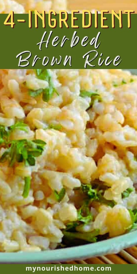 Herbed Brown Rice Recipes, Herbed Brown Rice, Brown Rice And Broccoli Recipes, Brown Rice Pilaf Recipe Easy, Brown Rice And Asparagus Recipes, Tasty Brown Rice, Simple Brown Rice Recipes, Garlic Herb Brown Rice, Shrimp And Brown Rice Recipes Healthy