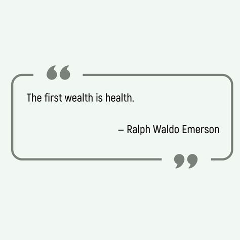 💖 "The first wealth is health." — Ralph Waldo Emerson 🌟 Your health is your most precious asset—invest in it daily! Take the time to nourish your body with nutritious foods, stay active, and find joy in everyday moments. When you prioritize your well-being, you lay the foundation for a life full of possibilities and happiness. Remember, true wealth begins with a healthy you! 🌿 #HealthIsWealth #WellnessJourney #HealthyLiving #NurtureYourself #HealthAndWellness #SelfCare #HolisticHealth #Heal... Nutritious Foods, Nourish Your Body, Ralph Waldo Emerson, Find Joy, Stay Active, Everyday Moments, You Lied, Healthier You, Finding Joy