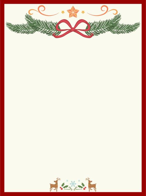 Christmas Letter Design Ideas, Christmas Card Borders Template, Christmas Letter Template Free, Christmas Border Frame Free Printable, Christmas Border Design Free Printable, Christmas Stationary Printable, Free Christmas Borders Letter Templates, Free Christmas Borders For Word, Christmas Letterhead