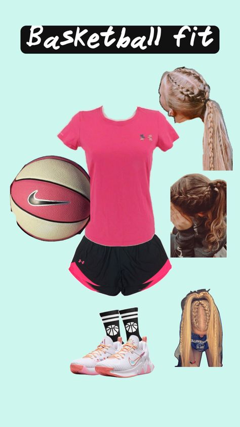 Girls Basketball Outfits, Basketball Clothes Outfits, Basketball Outfits, Girls Basketball, Basketball Clothes, Clothes Girl, Basketball Girls, Clothes Outfits, Pink Girl