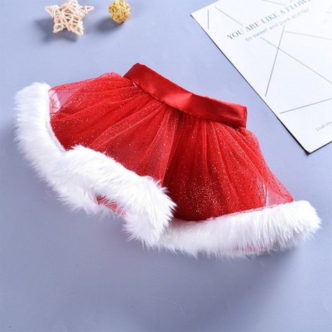 Red Tutu Skirt, Christmas Tutu Dress, Ballet Skirts, Christmas Tutu, Tutu Ballet, Christmas Skirt, Girls Christmas Outfits, Unicorn Headband