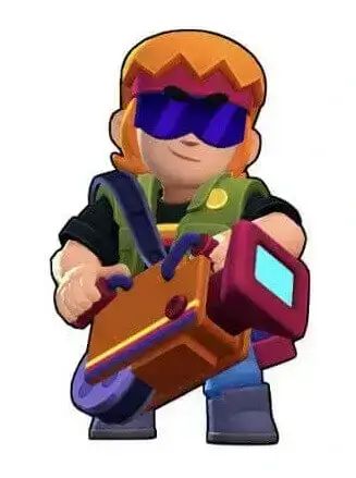 Brawl Stars Buster Outfit Buster Brawl Stars, Brawl Stars Characters, Costume Guide, Star Costume, Map Maker, Toy Camera, Star Character, Light Wave, Lens Flare