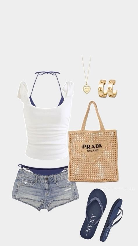 20+Summer Outfits Ideas 2024 Clothes For Holidays Summer Outfits, Aesthetic Holiday Outfits, Summer Outfits For School Aesthetic, Outfit Ideas Greece, Summer Outfits Women Aesthetic, Outfits Aesthetic Summer 2024, Beach Fits 2024, Summer Outfits With Bikinis, Summer Fits Inspo 2024