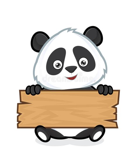 Panda holding a plank of wood. Clipart picture of a panda cartoon character hold , #AFF, #plank, #wood, #Panda, #holding, #Clipart #ad Cartoon Character Clipart, Plank Of Wood, Panda Names, Cute Panda Cartoon, Panda Images, Panda Card, Panda Cartoon, Panda Drawing, Panda Lindo