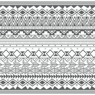 Native American Geometric Seamless Vector Pattern 88233 Vector Art at Vecteezy Indian Graphic Design, Line Tattoo Designs, Line Art Lesson, Indian Pillows, Native American Symbols, Zen Tangles, American Symbols, Images Design, Native American Design