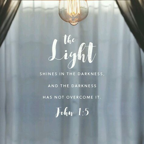 John 1:5 Light Shines In The Darkness, John 1 5, Bible Challenge, Ayat Alkitab, In The Darkness, Knowing God, Verse Of The Day, The Darkness, Verse Quotes