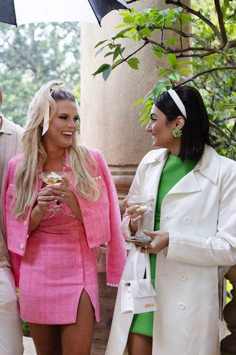 'Southern Charm' Season 9: Where to Get Madison LeCroy's Outfits — Femestella Southern Charm Outfits Summer, Madison Lecroy Outfits, Southern Charm Outfits, Madison Lecroy, Tinted Aviator Sunglasses, Brown Long Sleeve Shirt, 30th Birthday Party, Satin Long Sleeve, Velvet Hair