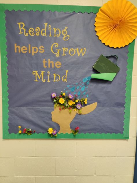 Reading Week Bulletin Boards, Reading Boards Bulletin, Book Week Display Ideas, Book Week Decorations, Reading Growth Bulletin Board, Reading Display Boards, Reading Corner Display, Library Display Boards, Reading Corner Preschool