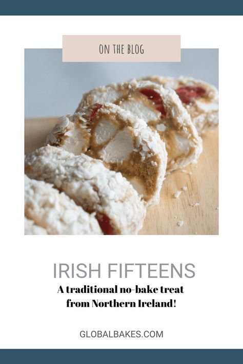 Irish Fifteens Recipe, Irish Candy Recipes, Classic Irish Desserts, Irish Christmas Food Traditional, Irish Potluck Ideas, Old Irish Recipes, Irish Easter Food, Irish Christmas Cookies Traditional, Easy Irish Food