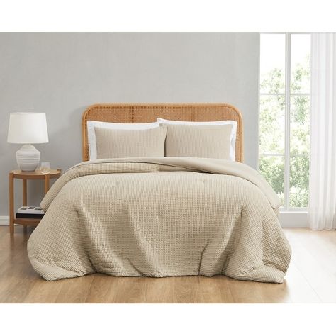 Waffle Knit Comforter, Waffle Knit Bedding, Knit Comforter, Waffle Comforter, Elegant Comforter Sets, Solid Bed, Twin Comforter Sets, Elegant Bedding, Twin Comforter