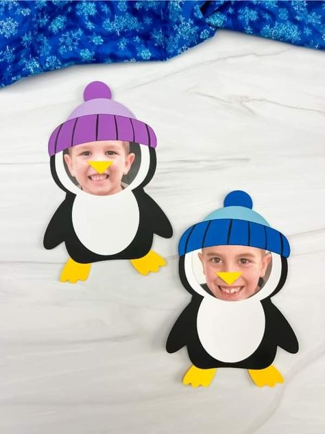 Penguin Craft For Kids, Penguin Template, Penguin Photo, Turkey Handprint Craft, Winter Animal Crafts, Penguin Activities, Polar Bear Craft, Penguin Crafts, Penguin Craft