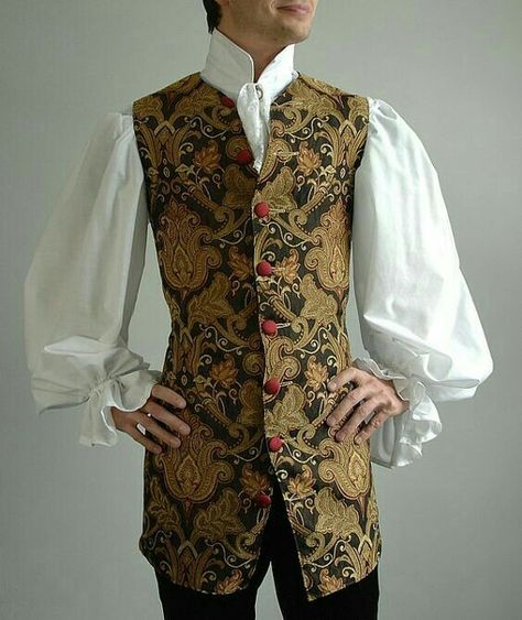 Victorian Outfit, Pirate Shirt, Pirate Outfit, Rococo Fashion, 18th Century Costume, Pirate Shirts, Period Outfit, Victorian Clothing, Fantasy Clothing